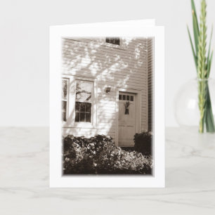 Blankokarte für die Herbsttür Karte