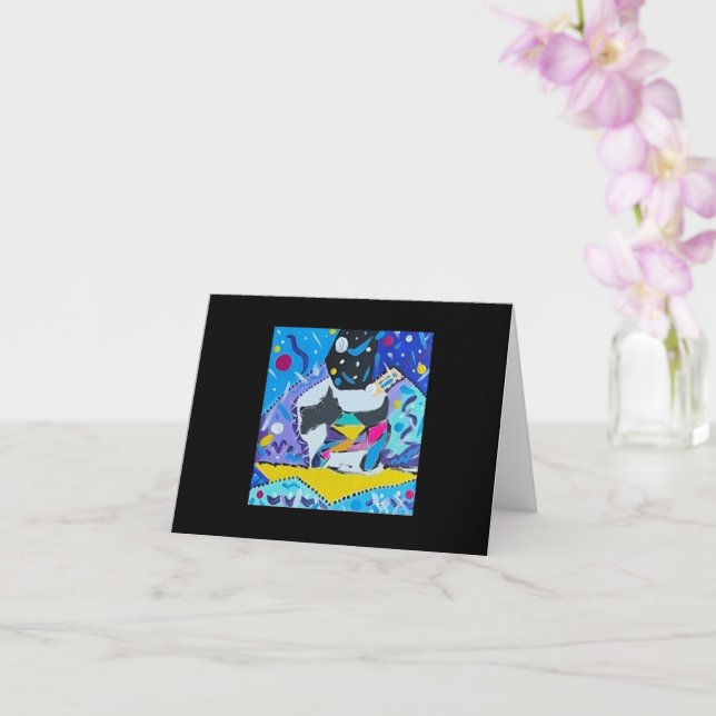 Blankokarte Karte (Orchidee)