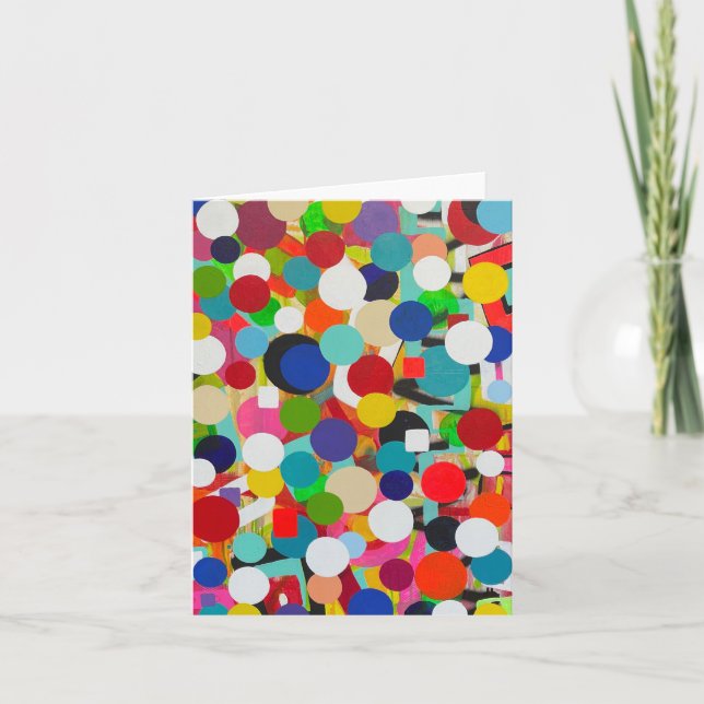 Blankokarte nach oben und weg dankeskarte (Vorderseite)