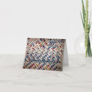 Blankokarte Quilt