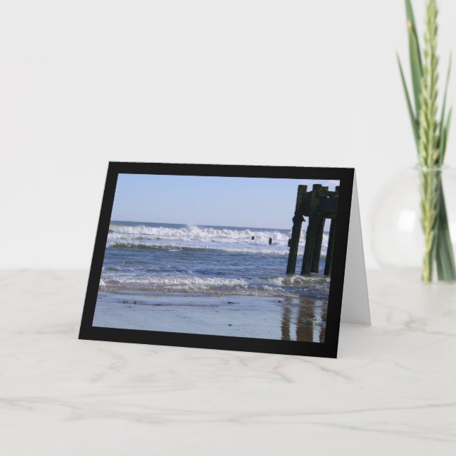 Blankokarte, Seeblick Blyth Norhthumberland Verein Karte (Vorderseite)