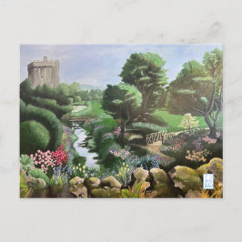 Blarney Castle Gardens Irland Postkarte