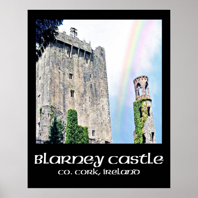 Blarney Castle, Irland. Irisch, Poster, Geschenke Poster (Vorne)