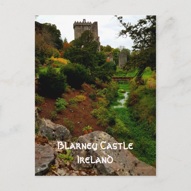 Blarney Castle, Irland Postkarte (Vorderseite)