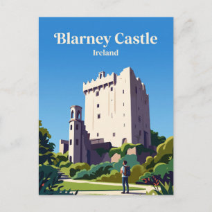 Blarney Castle Irland Postkarte