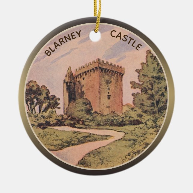 Blarney Castle Keramik Ornament (Vorne)