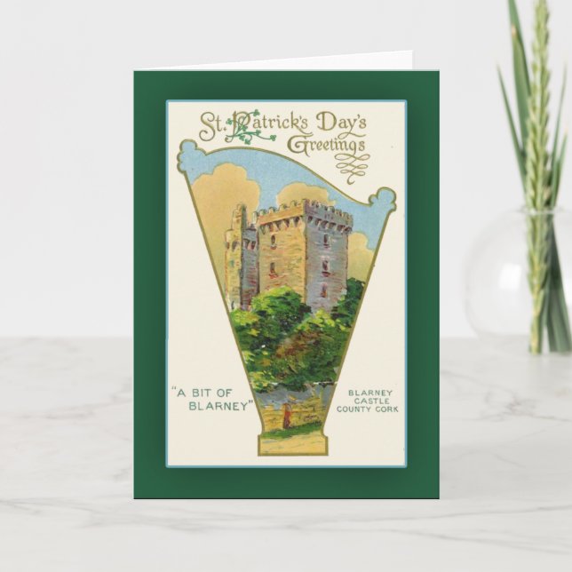Blarney Castle St. Patrick's Day Cards Karte (Vorderseite)