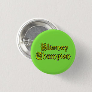 Blarney Champion hellgrüner kleiner Knopf Button