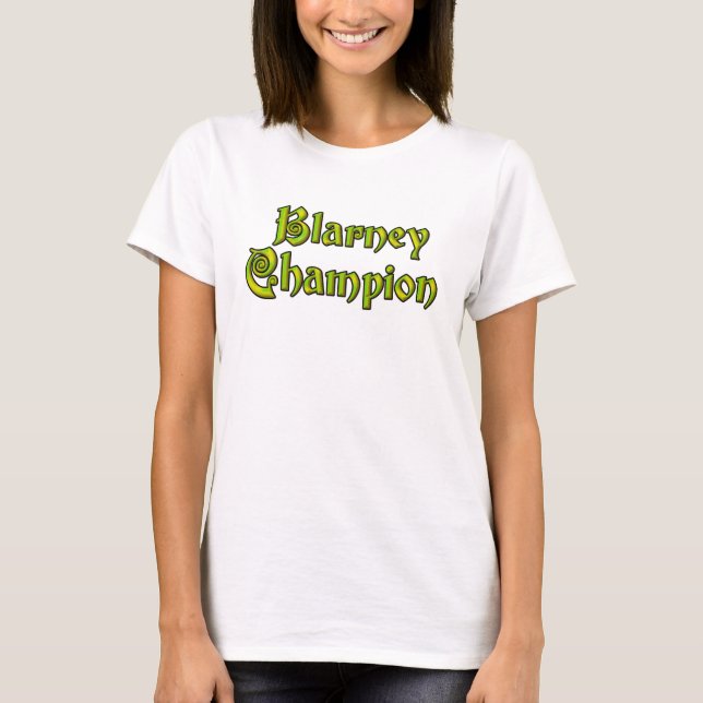 Blarney Champions Women White T - Shirt (Vorderseite)