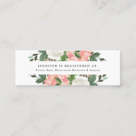 Bläschen | Bridal Registry Cards Mini Visitenkarte