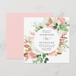 Bläschen | Circle Frame Wedding Einladung