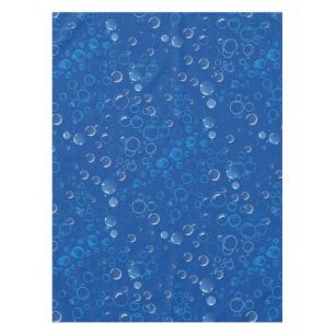 Bläschen Muster 01 Blauer BG Tischdecke