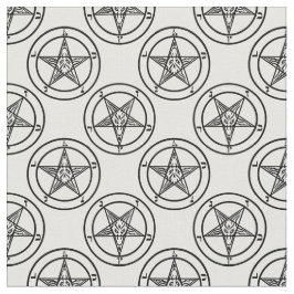 Bläschen-Pentagramm Stoff