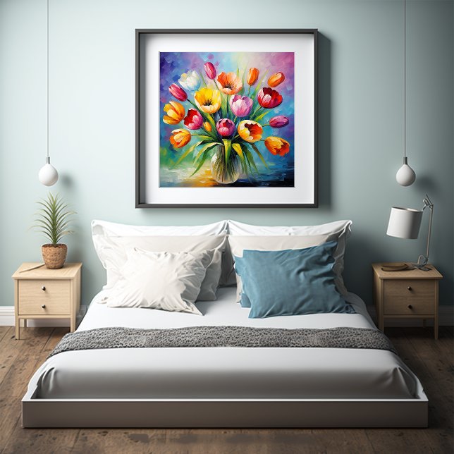 Bläschenanordnung der Tulip-Strahlung Poster (Von Creator hochgeladen)