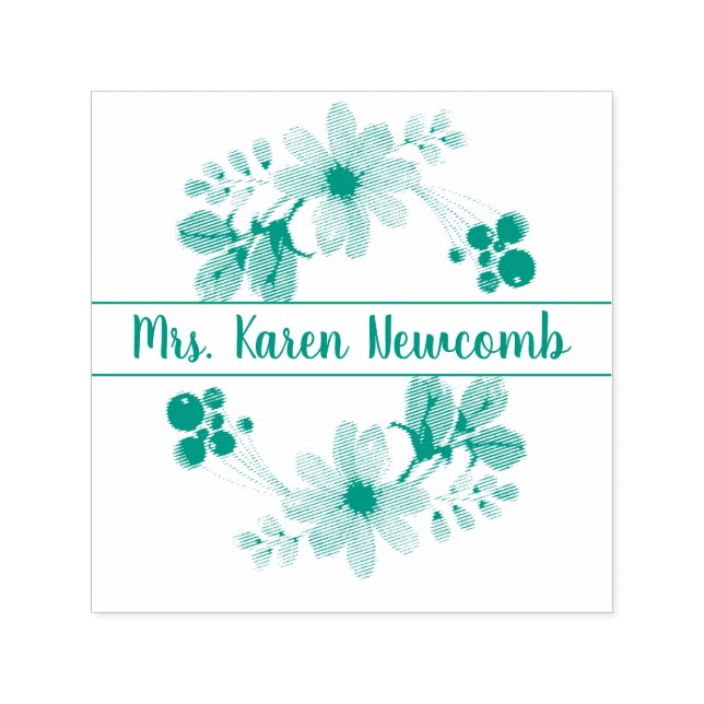 Bläschensignatur Permastempel (Design)