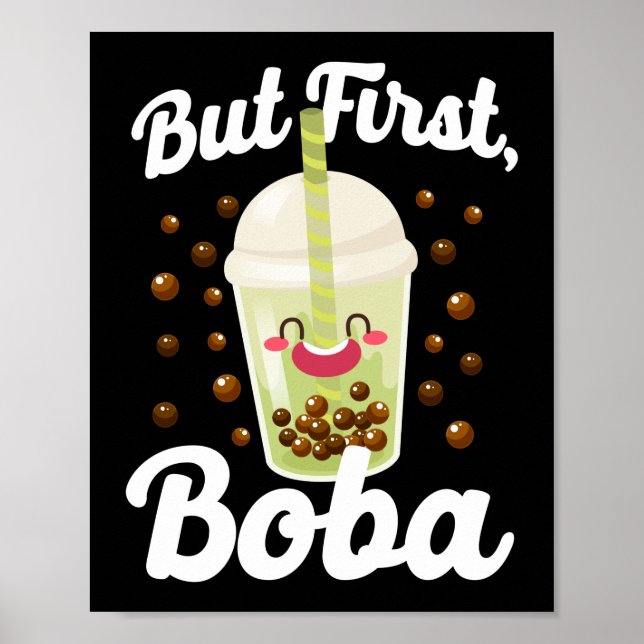 Blase, aber erster Boba Tee Poster (Vorne)