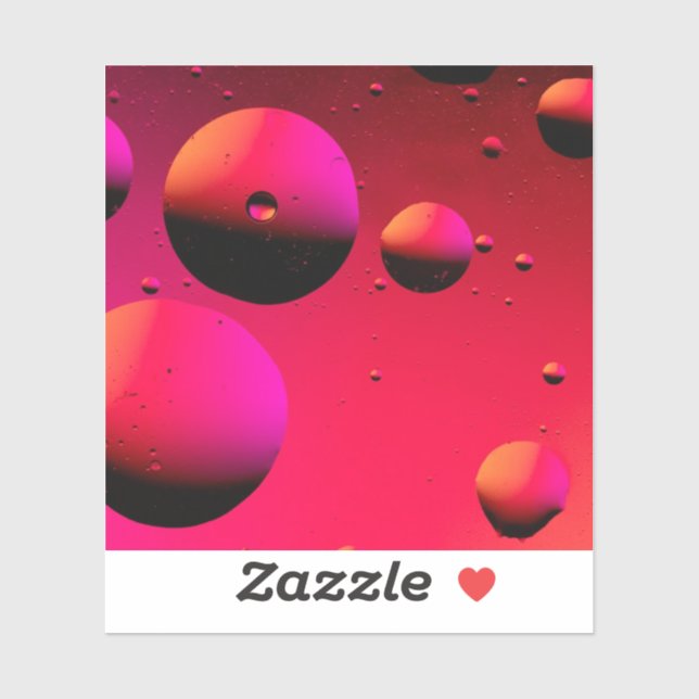 Blase Aufkleber (Blatt)