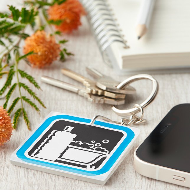 Blase-Bath-Symbol-Schlüsselanhänger Schlüsselanhänger (Von Creator hochgeladen)