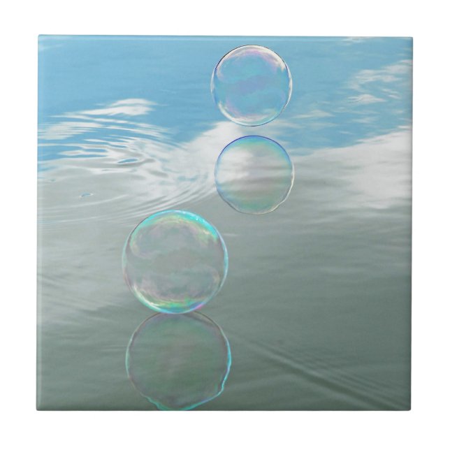 Blase, blau fliese (Vorderseite)