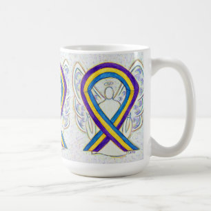 Blase Cancer Awareness Ribbon Angel Art Tasse