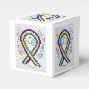 Blase Cancer Awareness Ribbon Angel Favor Box Geschenkschachtel