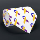 Blase Cancer Awareness Ribbon Krawatte<br><div class="desc">Blasenkarzinom-Bewusstseinsband</div>