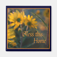 Blase diese Zuhause Magnet~ Fall Sonnenblumen
