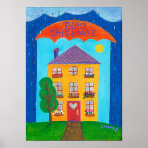 Blase dieses Haus III Print Poster