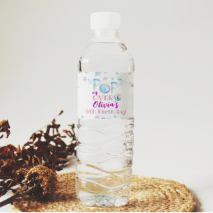 Blase Geburtstag Wasser Flasche Etikett Summer Par