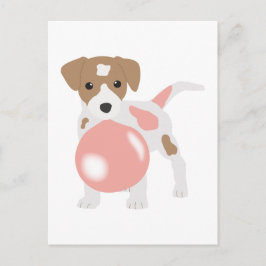 Blase Gum Dog blasen Blase Postkarte