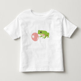 Blase Gum Frosch blasen Blase Kleinkind T-shirt