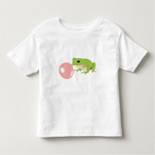 Blase Gum Frosch blasen Blase Kleinkind T-shirt