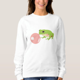 Blase Gum Frosch blasen Blase Sweatshirt