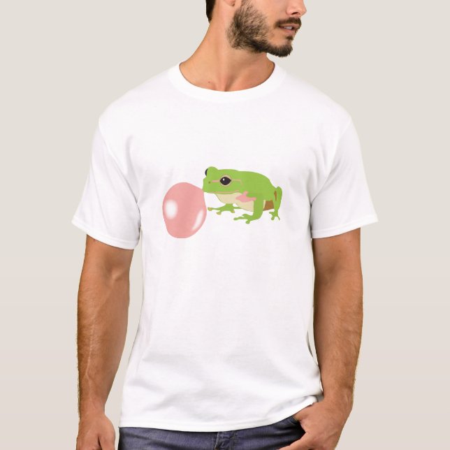Blase Gum Frosch blasen Blase T-Shirt (Vorderseite)
