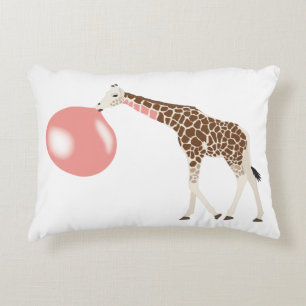 Blase Gum Giraffe Blasen Blase Dekokissen