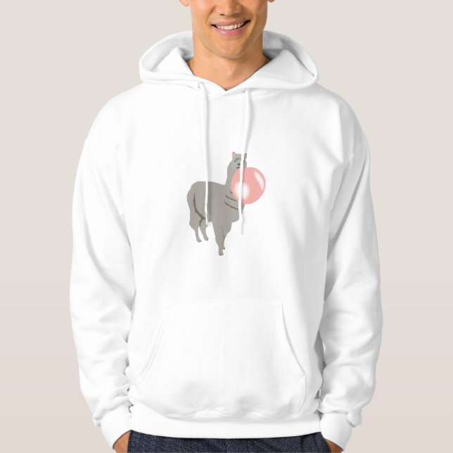 Blase Gum Llama Blasblase Hoodie (Vorderseite)