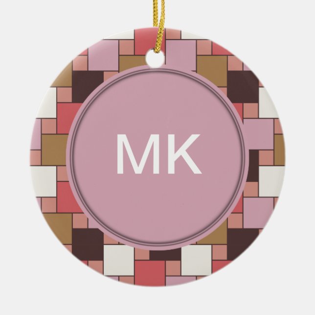 Blase Gum Sorbet Keramik Ornament (Vorne)