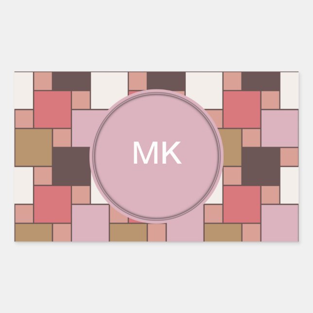 Blase Gum Sorbet Rechteckiger Aufkleber (Vorderseite)