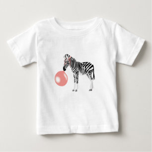 Blase Gum Zebra Blasen Blase Baby T-shirt