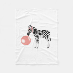 Blase Gum Zebra Blasen Blase Fleecedecke