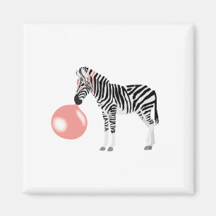 Blase Gum Zebra Blasen Blase Magnet