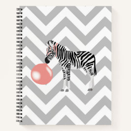 Blase Gum Zebra Blasen Blase Notizbuch