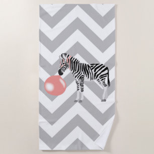 Blase Gum Zebra Blasen Blase Strandtuch