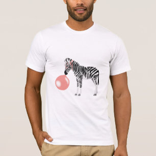 Blase Gum Zebra Blasen Blase T-Shirt