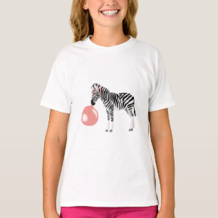 Blase Gum Zebra Blasen Blase T-Shirt
