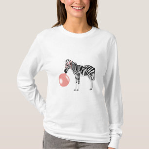 Blase Gum Zebra Blasen Blase T-Shirt