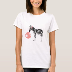 Blase Gum Zebra Blasen Blase T-Shirt