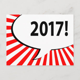 Blase im Comic 2017 Postkarte