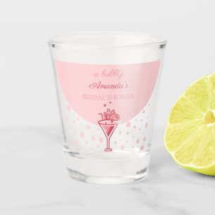 Blase in Rosa: Hübsches Elegance Fun Brautparty Schnapsglas