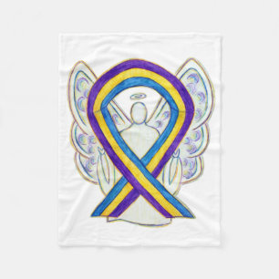 Blase Krebs Bewusstsein Band Engel Soft Blanket Fleecedecke
